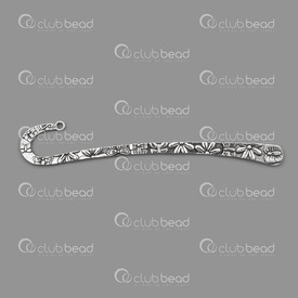 00-1719-1006-SL - Metal Bookmark Straight 12.5cm Antique Silver With Embossed Designs 5pcs 00-1719-1006-SL,Findings,5pcs,Bookmark,Metal,Bookmark,Straight,12.5cm,Antique Silver,Metal,With Embossed Designs,5pcs,China,montreal, quebec, canada, beads, wholesale