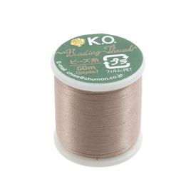 1001-1002 - Nylon Beading Thread K.O. 0.008'' / 0.203mm Natural 50m Spool Japan 1001-1002,Weaving thread,Nylon,Beading,Thread,K.O.,0.008'' / 0.203mm,Natural,50m Spool,Japan,montreal, quebec, canada, beads, wholesale