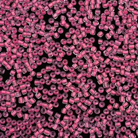 *A-1010-132 - Bead Seed Bead 10/0 Pink Inside Color 1 Box (app. 100 gr.) *A-1010-132,Beads,Seed beads,Chinese,Bead,Seed Bead,Glass,10/0,Round,Pink,Pink,Inside Color,China,1 Box (app. 100 gr.),montreal, quebec, canada, beads, wholesale