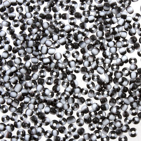 *A-1010-D18 - Glass Bead Seed Bead 10/0 2 Shades Black/White 1 Box (app. 100 gr.) *A-1010-D18,montreal, quebec, canada, beads, wholesale