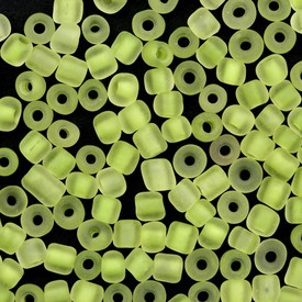 *A-1010-M54 - Bead Seed Bead 10/0 Matt Green Opaque 1 Box (app. 100 gr.) *A-1010-M54,Bead,Seed Bead,Glass,10/0,Round,Green,Green,Matt,Opaque,China,1 Box (app. 100 gr.),montreal, quebec, canada, beads, wholesale