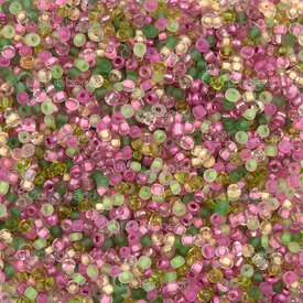 A-1010-MIX16 - Bead Seed Bead 10/0 Orchid MIX 1bag (approx.100gr) A-1010-MIX16,Beads,Glass,montreal, quebec, canada, beads, wholesale