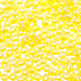 *M-1060-F08 - Glass Bead Seed Bead 6/0 Yellow 0.5kg *M-1060-F08,Weaving,Seed beads,Nb 6,montreal, quebec, canada, beads, wholesale
