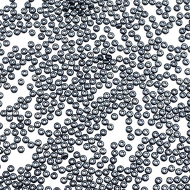 A-1101-1042 - Bead Seed Bead Preciosa 10/0 Gun Metal 1 Bag (app. 50g) (App. 4800pcs) Czech Republic A-1101-1042,Beads,Seed beads,Nb 10,Bead,Seed Bead,Glass,10/0,Round,Grey,Gun Metal,Czech Republic,Preciosa,1 Bag (app. 50g),(App. 4800pcs),montreal, quebec, canada, beads, wholesale