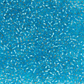 A-1101-1064 - Bead Seed Bead Preciosa 10/0 Aquamarine Silver Lined 1 Bag (app. 50g) (App. 4800pcs) Czech Republic A-1101-1064,Weaving,Seed beads,Czech,10/0,Bead,Seed Bead,Glass,10/0,Round,Blue,Aquamarine,Silver Lined,Czech Republic,Preciosa,montreal, quebec, canada, beads, wholesale