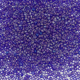 *A-1101-1206 - Bead Seed Bead Preciosa 10/0 Matt Dark Blue Iris 1 Bag (app. 50g) (App. 4800pcs) Czech Republic *A-1101-1206,Beads,Seed beads,Nb 10,Bead,Seed Bead,Glass,10/0,Round,Blue,Blue,Matt,Dark,Iris,Czech Republic,montreal, quebec, canada, beads, wholesale