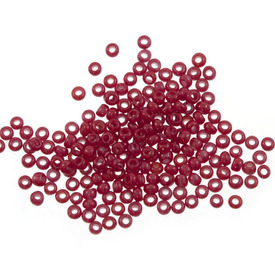 *A-1101-1306 - Bille Perle de Rocaille Preciosa 15/0 Rouge Foncé Opaque République Tcheque *A-1101-1306,montreal, quebec, canada, beads, wholesale