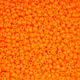 1101-2012 - Glass Bead Seed Bead Round 8/0 Preciosa Orange Opaque 50g app. 2000pcs Czech Republic 1101-2012,Beads,8/0,Bead,Seed Bead,Glass,Glass,8/0,Round,Round,Orange,Orange,Opaque,Czech Republic,Preciosa,montreal, quebec, canada, beads, wholesale