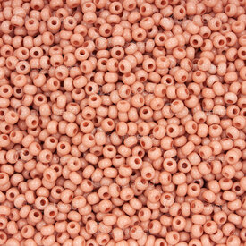 1101-2072 - Glass Bead Seed Bead Round 8/0 Preciosa Opaque Pink Opaque 50g app. 2000pcs Czech Republic 1101-2072,seed beads,montreal, quebec, canada, beads, wholesale