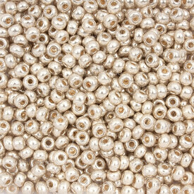A-1101-3014 - Bead Seed Bead Preciosa 6/0 Silver Metallic 1 Bag (app. 50g) (App. 700pcs) Czech Republic A-1101-3014,Beads,6/0,1 Bag (app. 50g),Bead,Seed Bead,Glass,6/0,Round,Grey,Silver,Metallic,Czech Republic,Preciosa,1 Bag (app. 50g),montreal, quebec, canada, beads, wholesale