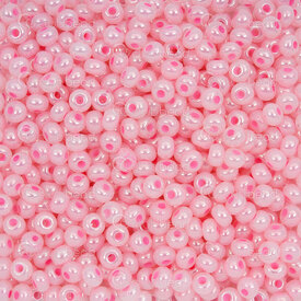 1101-3088 - Glass Bead Seed Bead Round 6/0 Preciosa Ceylon Pink 50g app. 700pcs Czech Republic 1101-3088,Glass,Bead,Bead,Seed Bead,Glass,Glass,6/0,Round,Round,Pink,Pink,Ceylon,Czech Republic,Preciosa,montreal, quebec, canada, beads, wholesale