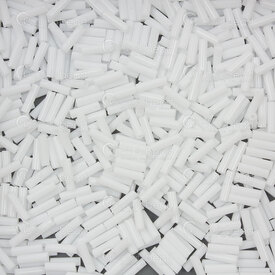1101-6200-04 - Bille de Verre Perle de Rocaille Tubulaire #2 6mm Miyuki Blanc Opaque 25g Japon BGL2-9049 1101-6200-04,Tissage,Perles de rocaille,Tubes,montreal, quebec, canada, beads, wholesale