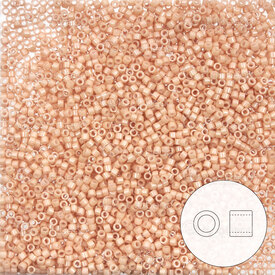 1101-7001-7.2GR - Glass Delica Seed Bead 11/0 Miyuki Tan Opaque 7.2g Japan DB208 1101-7001-7.2GR,Weaving,Seed beads,Japanese,Delica,Seed Bead,Glass,Glass,11/0,Cylinder,Beige,Tan,Opaque,Japan,Miyuki,montreal, quebec, canada, beads, wholesale