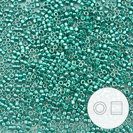1101-7020-7.2GR - Delica de Verre Perle de Rocaille 11/0 Miyuki Vert Moyen Galvanisé 7.2g Japon DB426 1101-7020-7.2GR,Billes,Rocaille,11/0,7.2g,Delica,Perle de Rocaille,Verre,Verre,11/0,Cylindre,Vert,Medium Green,Galvanized,Japon,montreal, quebec, canada, beads, wholesale
