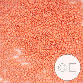 1101-7064-7.2GR - Glass Delica Seed Bead 11/0 Miyuki Opaque Peach Dyed 7.2g Japan DB1363 1101-7064-7.2GR,Beads,Seed beads,Nb 11,montreal, quebec, canada, beads, wholesale