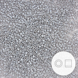 1101-7066-7.2GR - Delica de Verre Perle de Rocaille 11/0 Miyuki Gris Fantome Lustre Opaque 7.2g DB1570 Japon 1101-7066-7.2GR,Billes,Perles de rocaille,Japonaises,montreal, quebec, canada, beads, wholesale