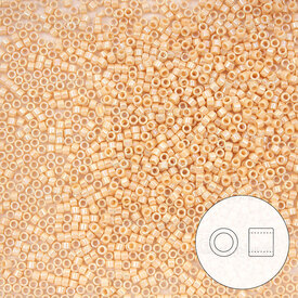 1101-7078-7.2GR - Delica de Verre Perle de Rocaille 11/0 Miyuki Poire Opaque AB 7.2g DB1571 Japon 1101-7078-7.2GR,vs,montreal, quebec, canada, beads, wholesale