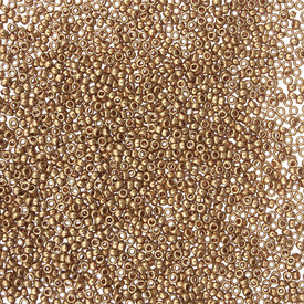 1101-7101-05-8.2GR - Glass Bead Seed Bead 15/0 Metallic Light Bronze 8.2g Japan 15-9457L-TB 1101-7101-05-8.2GR,Beads,15/0,Bead,Seed Bead,Glass,Glass,15/0,Round,Brown,Bronze,Metallic,Light,Japan,Miyuki,montreal, quebec, canada, beads, wholesale