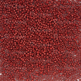1101-7101-23-8.2GR - Glass Bead Seed Bead Round 15/0 Miyuki Duracoat Opaque Dyed Brick 8.2g Japan 15-94470 1101-7101-23-8.2GR,New Products,montreal, quebec, canada, beads, wholesale