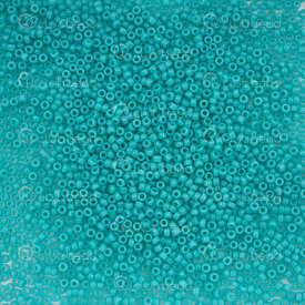 1101-7101-30-8.2GR - Bille de Verre Perle de Rocaille Rond 15/0 Turquoise Opaque 8.2g Japon 15-9412 1101-7101-30-8.2GR,Tissage,Perles de rocaille,No 15,montreal, quebec, canada, beads, wholesale