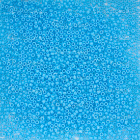 1101-7101-31-8.2GR - Bille de Verre Perle de Rocaille Rond 15/0 Turquoise Bleu Opaque 8.2g Japon 15-9413 1101-7101-31-8.2GR,Billes,Perles de rocaille,No 15,montreal, quebec, canada, beads, wholesale
