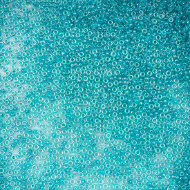 1101-7101-40-8.2GR - Bille de Verre Perle de Rocaille Rond 15/0 Vert Aqua Ceylon 8.2g Japon 15-9536 1101-7101-40-8.2GR,Billes,Perles de rocaille,Japonaises,montreal, quebec, canada, beads, wholesale