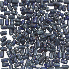 1101-7404-22GR - Preciosa Glass Bead Seed Bead Rulla 3X5MM Travertin Dark Dark Teal 22g Czech Republic RUL3533050-86805 1101-7404-22GR,Beads,Seed beads,Rulla,Bead,Seed Bead,Glass,Glass,3X5MM,Cylinder,Rulla,Blue,Dark Teal,Travertin Dark,Czech Republic,montreal, quebec, canada, beads, wholesale