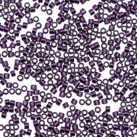 1101-7511-7.2GR - Glass Delica Seed Bead 11/0 Miyuki Wine Silver Lined 7.2g Japan DB611 1101-7511-7.2GR,Beads,7.2g,Mauve,Delica,Seed Bead,Glass,Glass,11/0,Cylinder,Mauve,Wine,Silver Lined,Japan,Miyuki,montreal, quebec, canada, beads, wholesale