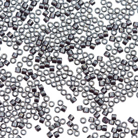 1101-7513-7.2GR - Glass Delica Seed Bead 11/0 Miyuki Gun Metal 7.2g Japan DB001 1101-7513-7.2GR,Beads,7.2g,Grey,Delica,Seed Bead,Glass,Glass,11/0,Cylinder,Grey,Gun Metal,Japan,Miyuki,7.2g,montreal, quebec, canada, beads, wholesale
