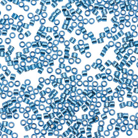 1101-7541-7.2GR - Delica Perle de Rocaille 11/0 Miyuki Zircon Bleu Centre Argenté 7.2g Japon DB608 1101-7541-7.2GR,Delica,Perle de Rocaille,Verre,Verre,11/0,Cylindre,Bleu,Zircon Bleu,Centre Argenté,Japon,Miyuki,7.2g,DB608,montreal, quebec, canada, beads, wholesale