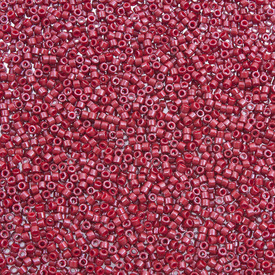 1101-7553-7.2GR - Glass Delica Seed Bead 11/0 Miyuki Marsala Cranberry Opaque 7.2g Japan DB654 1101-7553-7.2GR,Weaving,Seed beads,11/0,Red,Delica,Seed Bead,Glass,Glass,11/0,Cylinder,Red,Cranberry,Marsala,Opaque,montreal, quebec, canada, beads, wholesale