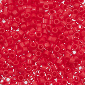 1101-7563-7.2GR - Glass Delica Seed Bead 11/0 Miyuki Dark Cranberry Opaque 7.2g Japan DB723-TB 1101-7563-7.2GR,11/0,Red,Delica,Seed Bead,Glass,Glass,11/0,Cylinder,Red,Cranberry,Dark,Opaque,Japan,Miyuki,montreal, quebec, canada, beads, wholesale