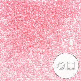 1101-7583-7.2GR - Glass Delica Seed Bead 11/0 Miyuki Pink Opaque 7.2g Japan DB1371 1101-7583-7.2GR,Weaving,Seed beads,Miyuki Delica,Delica,Seed Bead,Glass,Glass,11/0,Cylinder,Pink,Pink,Opaque,Japan,Miyuki,montreal, quebec, canada, beads, wholesale