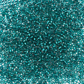 1101-7601-14-24GR - Glass Bead Seed Bead Round 11/0 Miyuki Teal Silver Lined 24g Japan 11-91424 1101-7601-14-24GR,Beads,Bead,Seed Bead,Glass,Glass,11/0,Round,Round,Green,Teal,Silver Lined,Japan,Miyuki,24g,montreal, quebec, canada, beads, wholesale