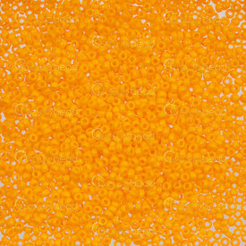 1101-7603-10-24GR - Glass Bead Seed Bead Round 11/0 Miyuki Light Orange Opaque 24g Japan 11-9406L 1101-7603-10-24GR,1101-7,24g,Bead,Seed Bead,Glass,Glass,11/0,Round,Round,Yellow,Light Orange,Opaque,Japan,Miyuki,montreal, quebec, canada, beads, wholesale