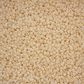 1101-7603-28-24GR - Glass Bead Seed Bead Round 11/0 Miyuki Opaque Dark Cream 24g Japan 11-9492 1101-7603-28-24GR,1101-7603-,montreal, quebec, canada, beads, wholesale