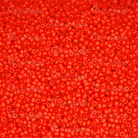 1101-7603-30-24GR - Bille de Verre Perle de Rocaille 11/0 Miyuki Rouge Vermillion Opaque 24g Japon 11-9407 1101-7603-30-24GR,Billes,Perles de rocaille,Japonaises,montreal, quebec, canada, beads, wholesale