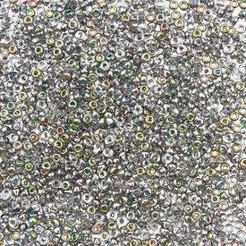 1101-7607-02-24GR - Glass Bead Seed Bead Round 11/0 Miyuki Union Stained Glass Crystal 24g Japan 11-131-28101-TB 1101-7607-02-24GR,Beads,Seed beads,Japanese,Bead,Seed Bead,Glass,Glass,11/0,Round,Round,Grey,Stained Glass,Crystal,Japan,montreal, quebec, canada, beads, wholesale