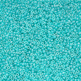 1101-7608-06-24GR - Glass Bead Seed Bead Round 11/0 Miyuki Ceylon Aqua Green 24g Japan 11-9536 1101-7608-06-24GR,Weaving,Seed beads,Nb 11,montreal, quebec, canada, beads, wholesale