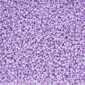 1101-7608-07-24GR - Glass Bead Seed Bead Round 11/0 Miyuki Ceylon Lavender 24g Japan 11-9534 1101-7608-07-24GR,LAVA,montreal, quebec, canada, beads, wholesale