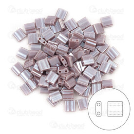 1101-7755-7.2GR - Bille de Verre Perle de Rocaille Tila 5MM Miyuki Mauve Opaque Lustre 2 Trous Japon TL437 1101-7755-7.2GR,Tissage,Perles de rocaille,Tila,Complet,montreal, quebec, canada, beads, wholesale