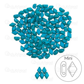 1101-8041-04 - Glass Bead Seed Bead Mini Gem Duo 6x4mm Rainforest Tropical 2 Holes 0.8mm App. 8g Matubo Czech Republic GD6402010-24514 1101-8041-04,Beads,Seed beads,montreal, quebec, canada, beads, wholesale