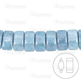 1101-8060-04 - Glass Bead Seed Bead Carrier 9x17mm Light Blue Luster 2 Holes 15pcs Czech Republic CRB91702010-14464 1101-8060-04,Beads,Glass,Bead,Seed Bead,Glass,Glass,9x17MM,Round,Carrier,Light Blue,Luster,2 Holes,Czech Republic,15pcs,montreal, quebec, canada, beads, wholesale