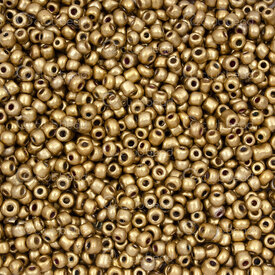 1101-9001-0306 - Bille de Verre Perle de Rocaille Rond 8/0 Bronze Doré Métallique 90g app. 2000pcs 1101-9001-0306,Billes,Perles de rocaille,Chinoises,Bille,Perle de Rocaille,Verre,Verre,8/0,Rond,Rond,Jaune,Golden Bronze,Métallique,Chine,montreal, quebec, canada, beads, wholesale