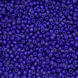 1101-9001-0308 - Bille de Verre Perle de Rocaille Rond 8/0 Bleu Royal Opaque 90g app. 2000pcs 1101-9001-0308,Tissage,Perles de rocaille,Chinoises,Bille,Perle de Rocaille,Verre,Verre,8/0,Rond,Rond,Bleu,Bleu Royal,Opaque,Chine,montreal, quebec, canada, beads, wholesale