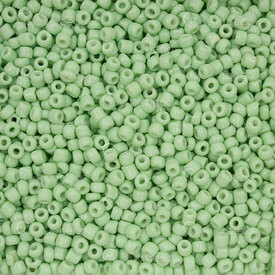 1101-9001-0314 - Bille de Verre Perle de Rocaille Rond 8/0 Vert Pomme Opaque 90g app. 2000pcs 1101-9001-0314,Tissage,Perles de rocaille,No 8,Bille,Perle de Rocaille,Verre,Verre,8/0,Rond,Rond,Vert,Apple Green,Opaque,Chine,montreal, quebec, canada, beads, wholesale