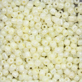 1101-9001-0402 - Bille Perle de Rocaille 4mm Creme 90gr (approx. 900pcs) 1 Sac 1101-9001-0402,perle rocaille,montreal, quebec, canada, beads, wholesale