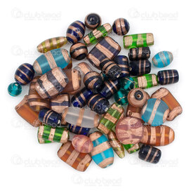 *1102-0024 - Glass Bead Assorted Shapes Assorted Size Mix 0.25kg India *1102-0024,Beads,Bead,Glass,Glass,Assorted Size,Assorted Shapes,Mix,India,0.25kg,montreal, quebec, canada, beads, wholesale