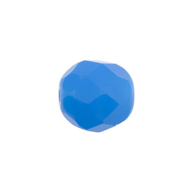 *A-1102-0185-6MM - Bille de Verre Polie au Feu Rond 6mm Bleu Opaque Mat 150pcs République Tcheque *A-1102-0185-6MM,A-1102,montreal, quebec, canada, beads, wholesale