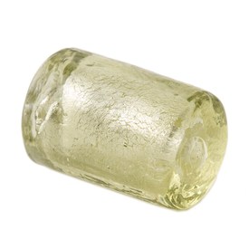 *1102-1222-08 - Glass Bead Cylinder 10MM Khaki Silver Foil 16'' String *1102-1222-08,Beads,Glass,Silver foil,Bead,Glass,Cylinder,Cylinder,Green,Khaki,Silver Foil,China,16'' String,montreal, quebec, canada, beads, wholesale